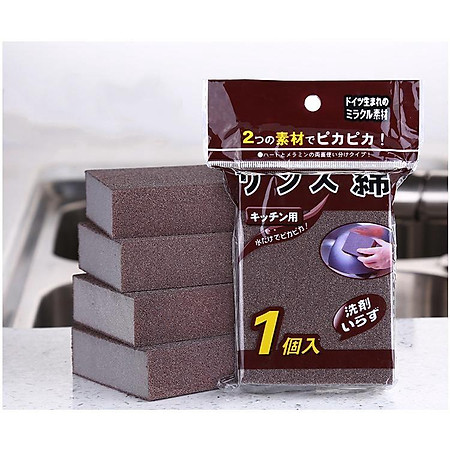 Cọ xoong nồi chảo nhà bếp bọt biển Nano nhà bếp đa năng