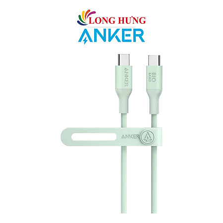 Cáp USB Type-C to Type-C Anker 544 TPE Bio-Based Cable 140W 0.9m A80F1/1.8m A80F2 - Hàng chính hãng