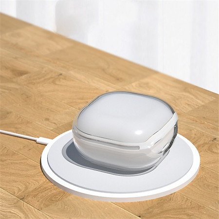 Case ốp cho Samsung Buds Live / Buds Pro/ Buds 2/ Buds 2 Pro/ Buds Fe TPU Trong Suốt Kèm Móc Treo_Hàng chính hãng