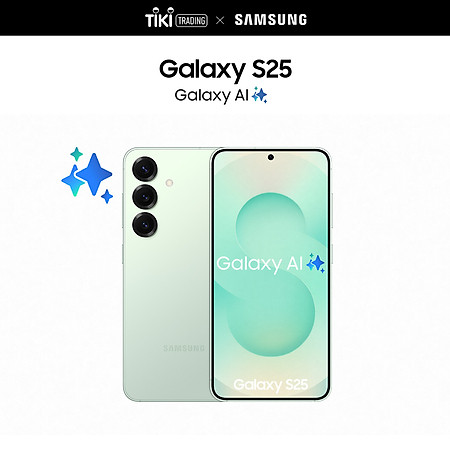 Điện thoại Samsung Galaxy S25, Điện thoại AI, Tìm kiếm thông minh, Video camera đêm Nightography, Chip Snapdragon - Hàng Chính Hãng