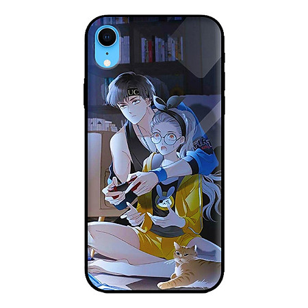Ốp lưng kính cường lực cho iPhone XR GIRL 136 - Hàng chính hãng