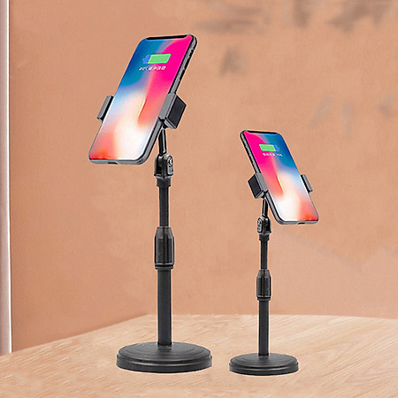 Giá Đỡ Điện Thoại Để Bàn Livestream Xoay 360 Độ Cứng Cáp Chắc Chắn, Thích Hợp Xem Video, Livestream, Quay Phim Ghi Hình Đa Dụng Hàng Nhập Khẩu