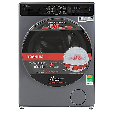 Máy giặt Toshiba Inverter 10.5 kg TW-T25BZU115MWV(MG) - Hàng chính hãng - Chỉ giao HCM
