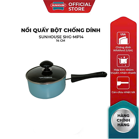 Nồi Quấy Bột Chống Dính Sunhouse SHG MP 14