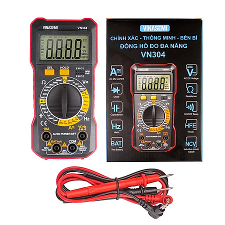 Vinasemi VN304 Đồng Hồ Đo Hiển Thị Số True RMS