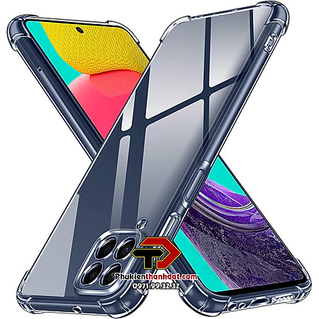 Ốp lưng trong suốt chống sốc dành cho SamSung Galaxy A73 5G, A53 5G, A33 5G, A23, A13 5G/4G, A04s, A14 5G/4G, A24 4G, A34 5G, A54 5G, A32 4G, M53 5G, M33 5G, A12/M12 - Hàng nhập khẩu trong suốt chống sốc bảo vệ camera sau