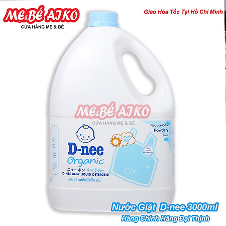 Nước Giặt Quần Áo Cho Bé D-Nee - Chai 3000ml (Xanh)