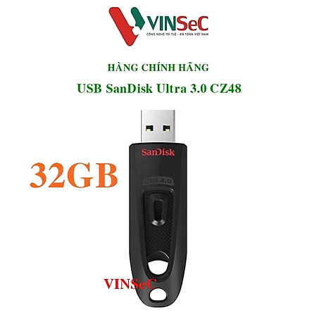 USB SanDisk 3.0 Ultra CZ48 32GB - Hàng Chính Hãng