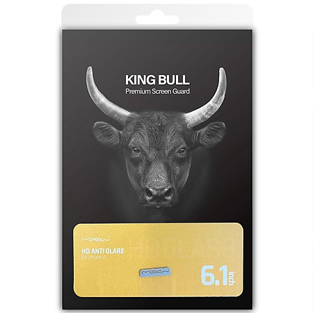 Miếng Dán Cường Lực Mờ Mipow Kingbull ANTI-GLARE PREMIUM HD (2.7D) Dành Cho Iphone 12 Mini / Iphone 12/ Iphone 12 Pro/ Iphone 12 Promax - Iphone 12/ iPhone 12 Pro - Hàng Chính Hãng