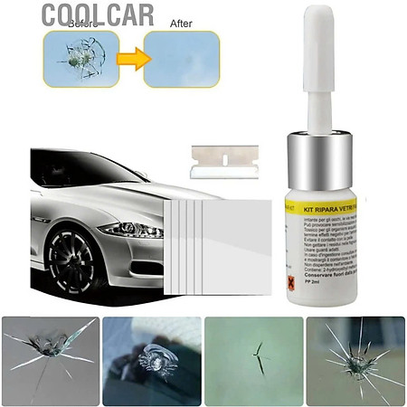 Phục Hồi Vết Rạn Nứt Kính Ô Tô Tải, Xe Hơi Như Mới Với Bộ Keo Dán Kính Chuyên Dụng Loại Tốt