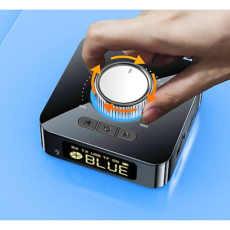 Hàng Chính Hãng - Bộ Thu Phát Âm Thanh Bluetooth 5.0 M5 Giao Thức A2DP/AVRCP, Phạm Vi Hoạt Động 10m, Màn Hình LED, Pin Lithium Ion 400mah, Đèn LED, Tích Hợp Micro, Cổng Kết Nối AUX 3.5mm, RCA, USB, TF Hỗ Trợ AUX/RCA/USB/TF - ROGTZ