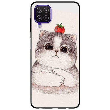 Ốp lưng dành cho Samsung Galaxy A12 - A21s - A31 - mẫu Mèo Và Cà Đỏ