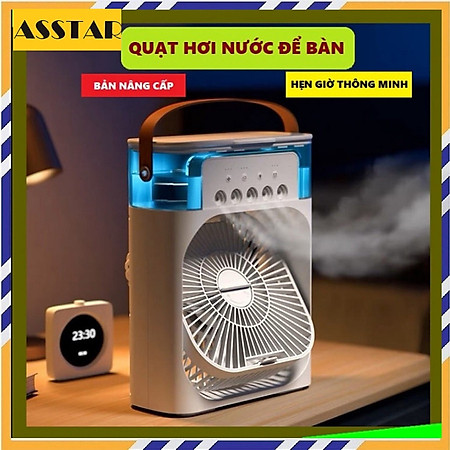 QUẠT PHUN SƯƠNG ĐỂ BÀN 5 BEC PHUN SƯƠNG SIZE LỚN - HÀNG CHÍNH HÃNG