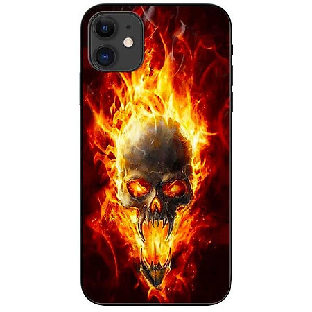Ốp lưng dành cho Iphone 12 Mini mẫu Quỷ Lửa