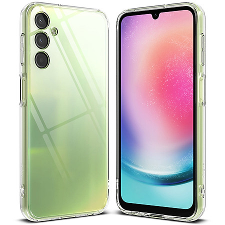 Ốp lưng silicon dẻo cho Samsung Galaxy A24 4G hiệu Ultra Thin trong suốt mỏng 0.6mm độ trong tuyệt đối chống trầy xước - Hàng nhập khẩu