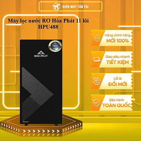 Máy lọc nước RO Hòa Phát 11 lõi (lắp để bàn hoặc lắp âm) HPU488 - HÀNG CHÍNH HÃNG - CHỈ GIAO HCM