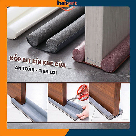 Thanh Xốp Chặn Khe Cửa 95CM Ron Chắn Khe Hở Chống Côn Trùng Điều Hoà Mát Lạnh