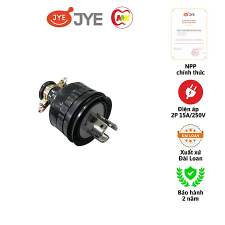 Phích cắm Locking JY-7320 RB 3P 20A 250V JYE hàng chính hãng