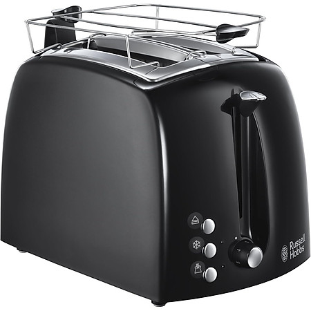 Máy nướng bánh mỳ Russell Hobbs Toaster 22601-56 850W màu đen Hàng chính hãng
