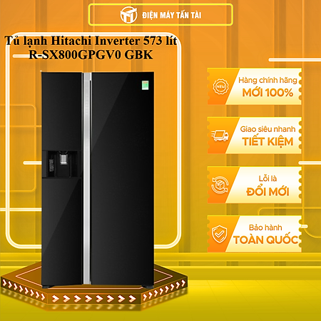 Tủ Lạnh Hitachi R-SX800GPGV0 GBK Inverter 573 lít - Hàng chính hãng