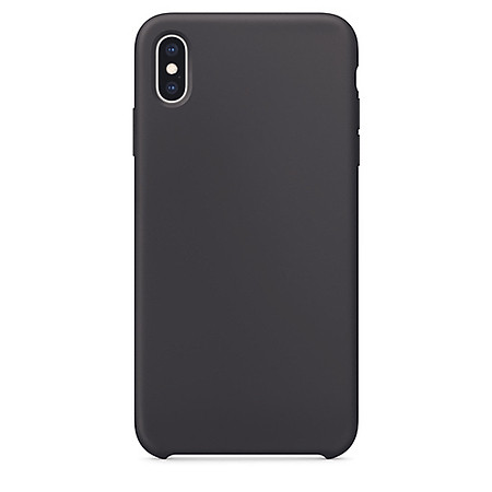 Ốp lưng silicone case cho iPhone XS MAX chống sốc chống bám bẩn có lớp nhung lót mặt trong chống trầy xước điện thoại - Hàng chính hãng