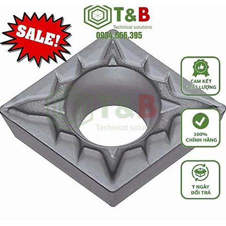Mảnh dao tiện lỗ phủ Cermet phủ PVD Kyocera Model CPMT080204XP PV7010,mảnh chíp tiện lỗ nhật bản giá rẻ