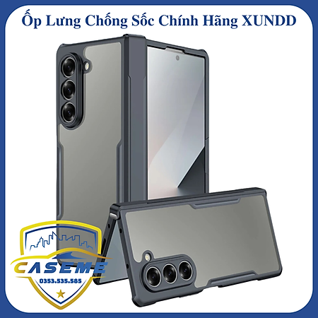 Ốp lưng chống sốc dành cho Samsung Z Fold5/Z Fold6/Z Fold 7 XUNDD - Hàng Chính Hãng