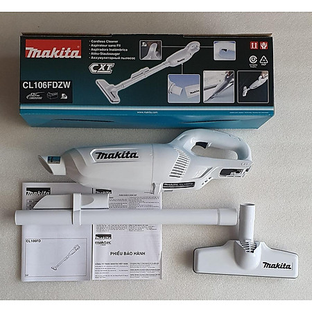 MÁY HÚT BỤI DÙNG PIN(12V MAX) (1.3 M³/MIN) MAKITA CL106FDZW (KHÔNG KÈM PIN VÀ ĐẾ SẠC) - HÀNG CHÍNH HÃNG