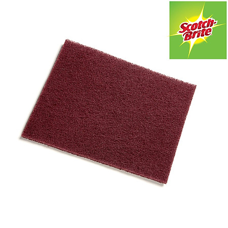 Gói 4 Miếng Chữ Nhật Cước cọ rửa Scotch Brite 3M 7447 Mạnh hơn inox (10x15cm)