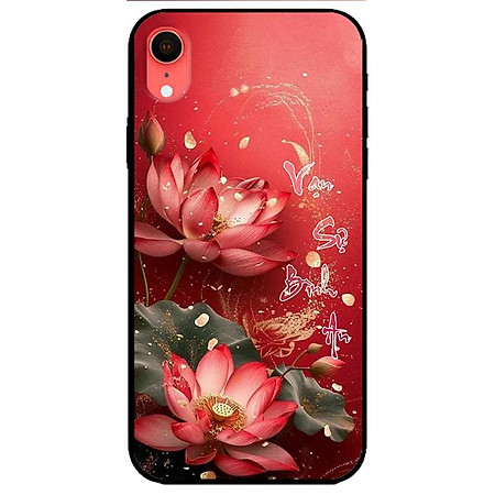 Ốp lưng cho IPhone X - Xs - Xs Max - Xr - 11 - 11 Pro Max - Sen Đỏ Bình An - Hàng Chính Hãng