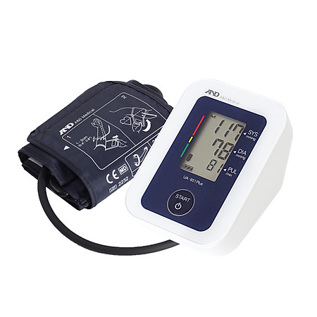 Máy đo huyết áp bắp tay tự động AND UA-651 Plus Cảnh báo huyết áp cao, nhịp tim không đều
