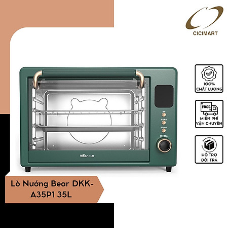 Lò nướng Bear DKX-A35P1, dung tích 35 lít Hàng chính hãng