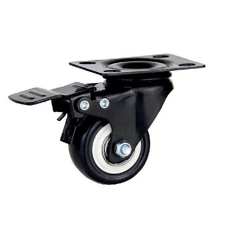 Bộ 4 Bánh Xe Đẩy Hàng 5cm Có Khoá và Không Khoá Chịu Tải Cao