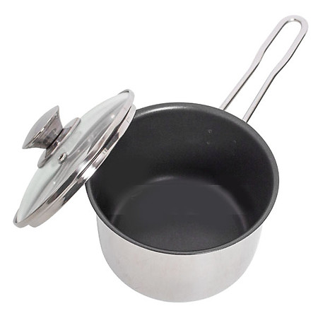 Quánh Inox Nắp Kiếng Fivestar (12cm/14cm) - Hàng Chính Hãng