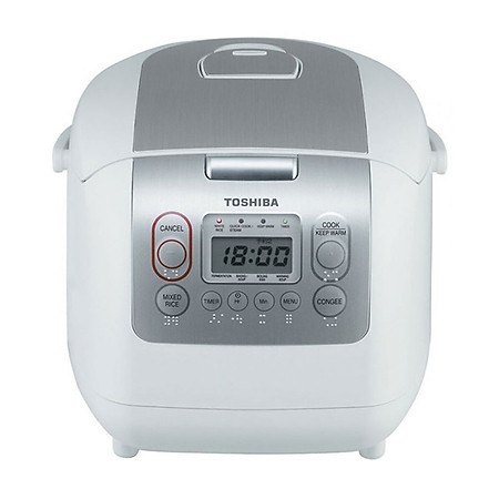 Nồi Cơm Điện Tử Toshiba RC-10NMFVN (WT) (1 Lít) - Hàng Chính Hãng