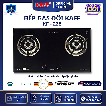 Bếp ga KAFF KF- 228 - Hàng chính hãng