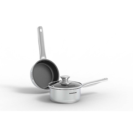 Bộ chảo quánh Inox Baby Sunhouse SHG520-14
