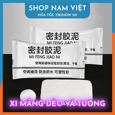 Xi Măng Dẻo Vá Tường, Bịt Kín Mọi Lỗ Hổng