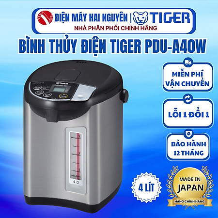 Bình thủy điện tử Tiger PDU-A40W (4.0L)- HÀNG CHÍNH HÃNG