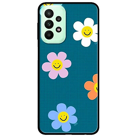 Ốp lưng dành cho Samsung A23 - A53 - A73 - Hoa Màu Sắc Xanh