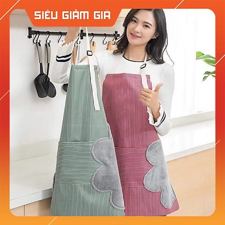Tạp dề hoa cúc, tạp dề chống thấm