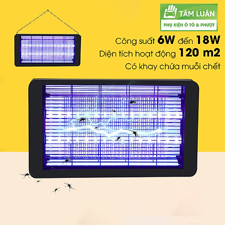 Đèn bắt muỗi, đèn diệt côn trùng, máy diệt ruồi tự động bằng sóng ánh sáng, máy bắt muỗi có lưới bảo vệ an toàn, sử dụng tại nhà, cơ quan trường học, quán ăn