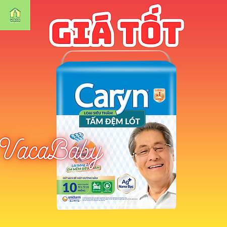 TẤM LÓT NGƯỜI GIÀ CARYN GÓI 10 MIẾNG