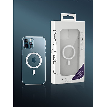 Ốp Lưng Mag safe Trong Suốt MIPOW TEMPERED GLASS Dành Cho iPhone 13 Mini, Iphone 13/ 13 Pro, 13 Pro Max - Hàng Chính Hãng