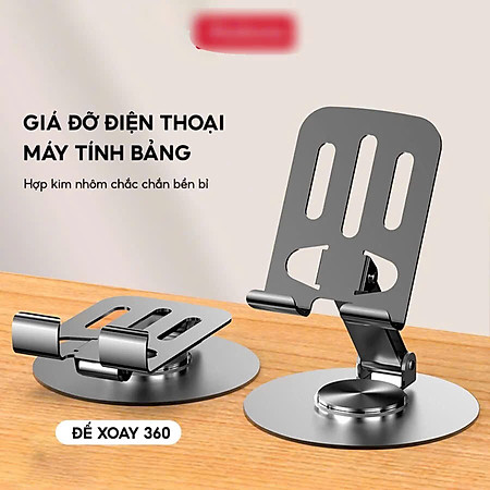 Giá đỡ điện thoại , hợp kim nhôm đa năng ,có thể gấp gọn để bàn ,đế chống trơn trượt tiện dụng , hàng nhập khẩu