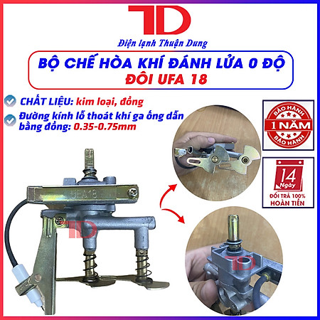Bộ Chế hòa khí đánh lửa dành cho bếp ga, Cụm đánh lửa tự động Magneto cho bếp gas dương hàng nhập khẩu - Điện lạnh Thuận Dung