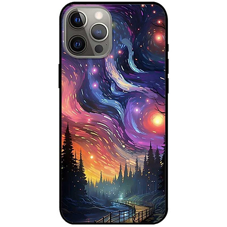 Ốp lưng dành cho Iphone 12 - 12 Pro - 12 Pro Max - 13 Mini - 13 - 13 Pro - 13 Pro Max - Bầu Trời Galaxy Đẹp - Hàng Chính Hãng