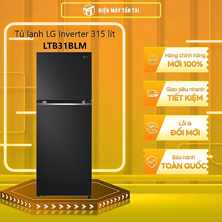 Tủ lạnh LG Inverter 315 lít LTB31BLM - HÀNG CHÍNH HÃNG - CHỈ GIAO HCM