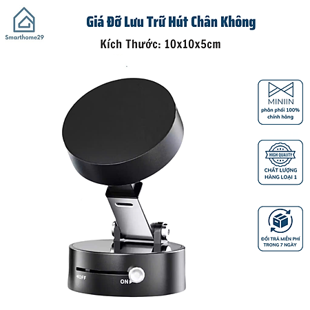 Giá Đỡ Lưu Trữ Hút Chân Không 360° Cốc Hút Hai Mặt Nhiều Chấm, Gập Lại Tiện Lợi - HÀNG CHÍNH HÃNG MINIIN