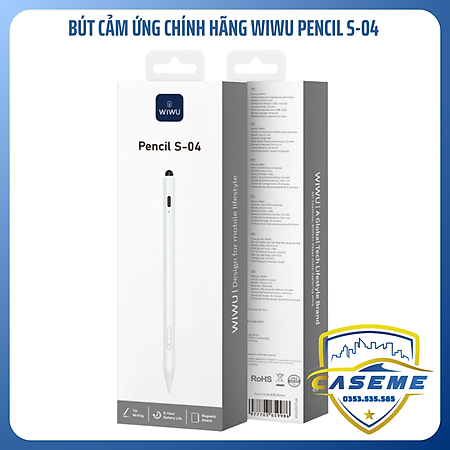 Bút cảm ứng Wi WU Pencil S-04 cao cấp đa năng - Hàng chính hãng